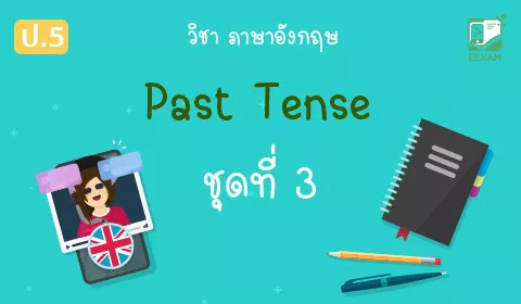 แนวข้อสอบภาษาอังกฤษ ป.5 เรื่อง Past Tense ชุดที่ 3
